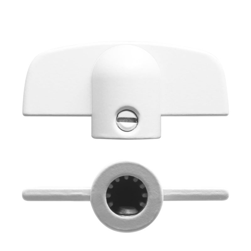 Llhhs 2Pcs Window Crank Handle Replacement for Andersen Crank Handle, 3/8"" T-Handle White Color for Andersen Casement Window Crank 1966 to Present - Image 1